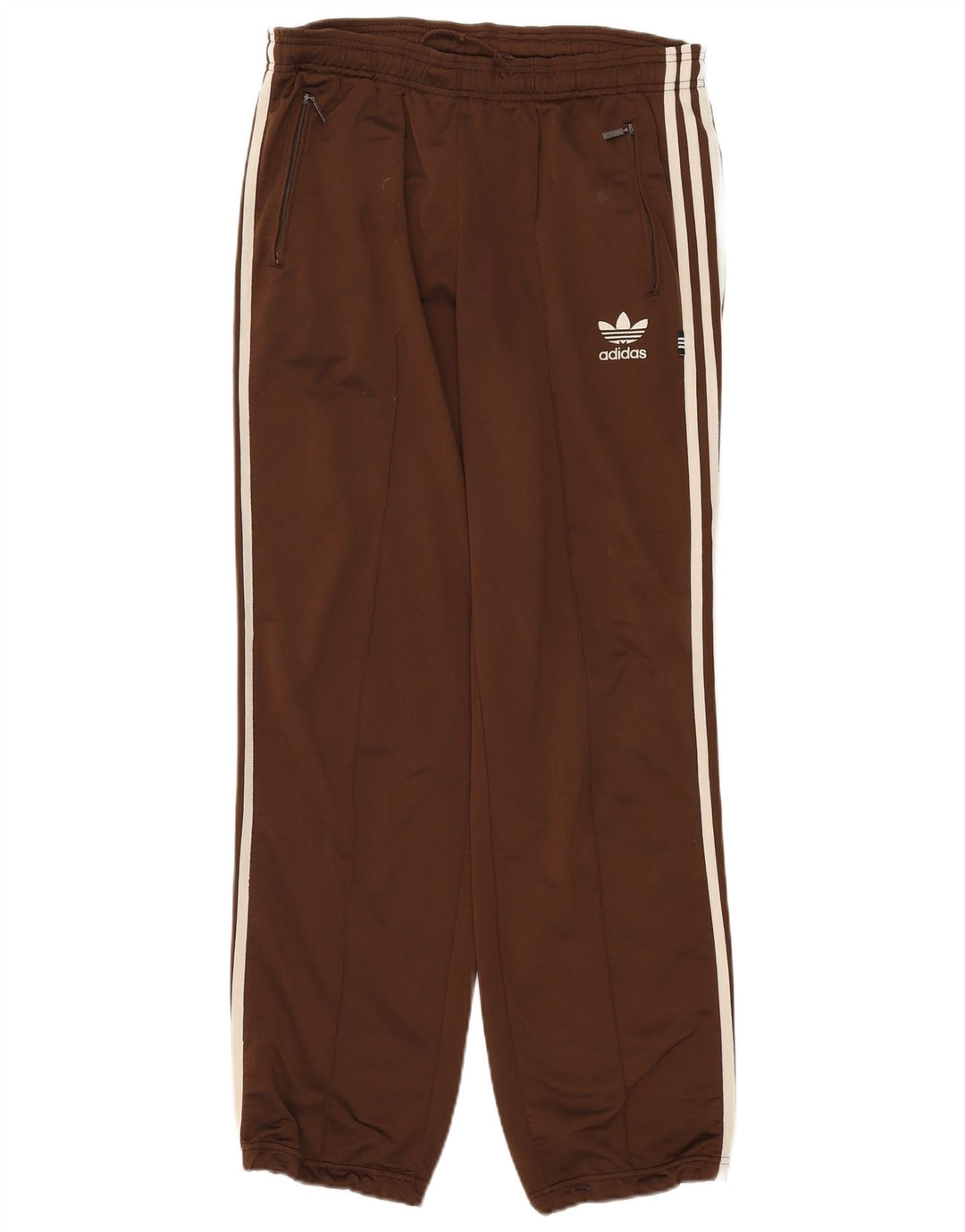 Adidas Mens Tracksuit Trousers Joggers UK 38/40 Medium  Brown Polyester