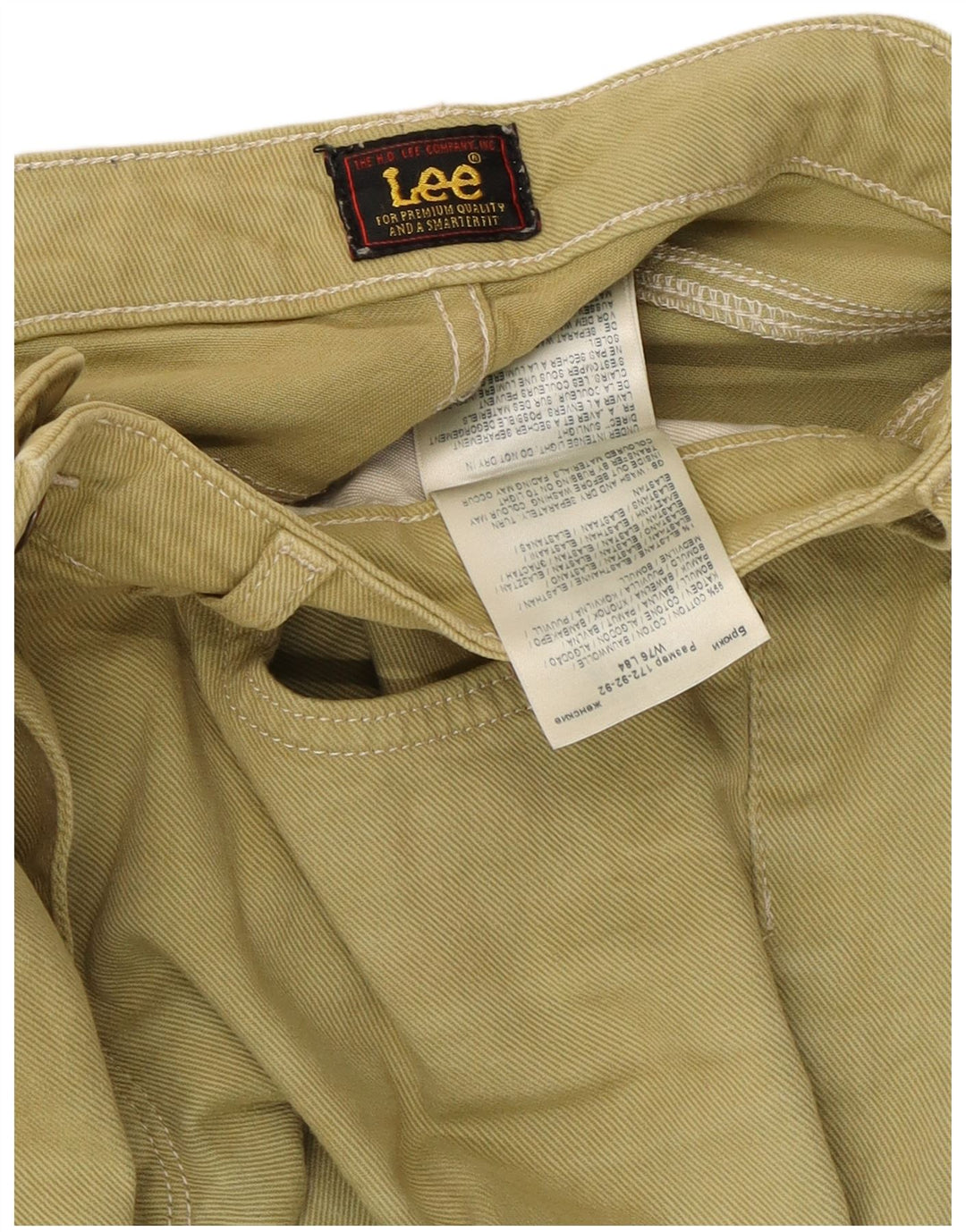 Lee Womens Carol Straight Jeans W30 L26 Green Cotton