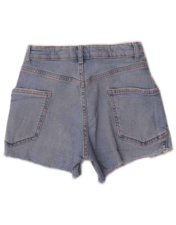 ZARA Girls Denim Shorts 13-14 Years W24  Blue