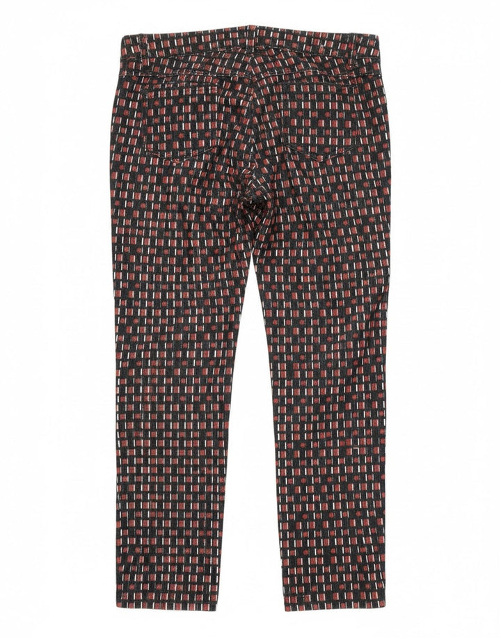 MAX & CO. Womens Cropped Trousers UK 14 Large W31 L26 Multicoloured