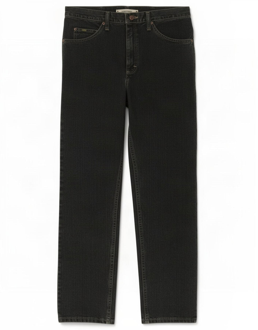 Lee Mens Regular Fit Straight Jeans W34 L32 Navy Blue Cotton