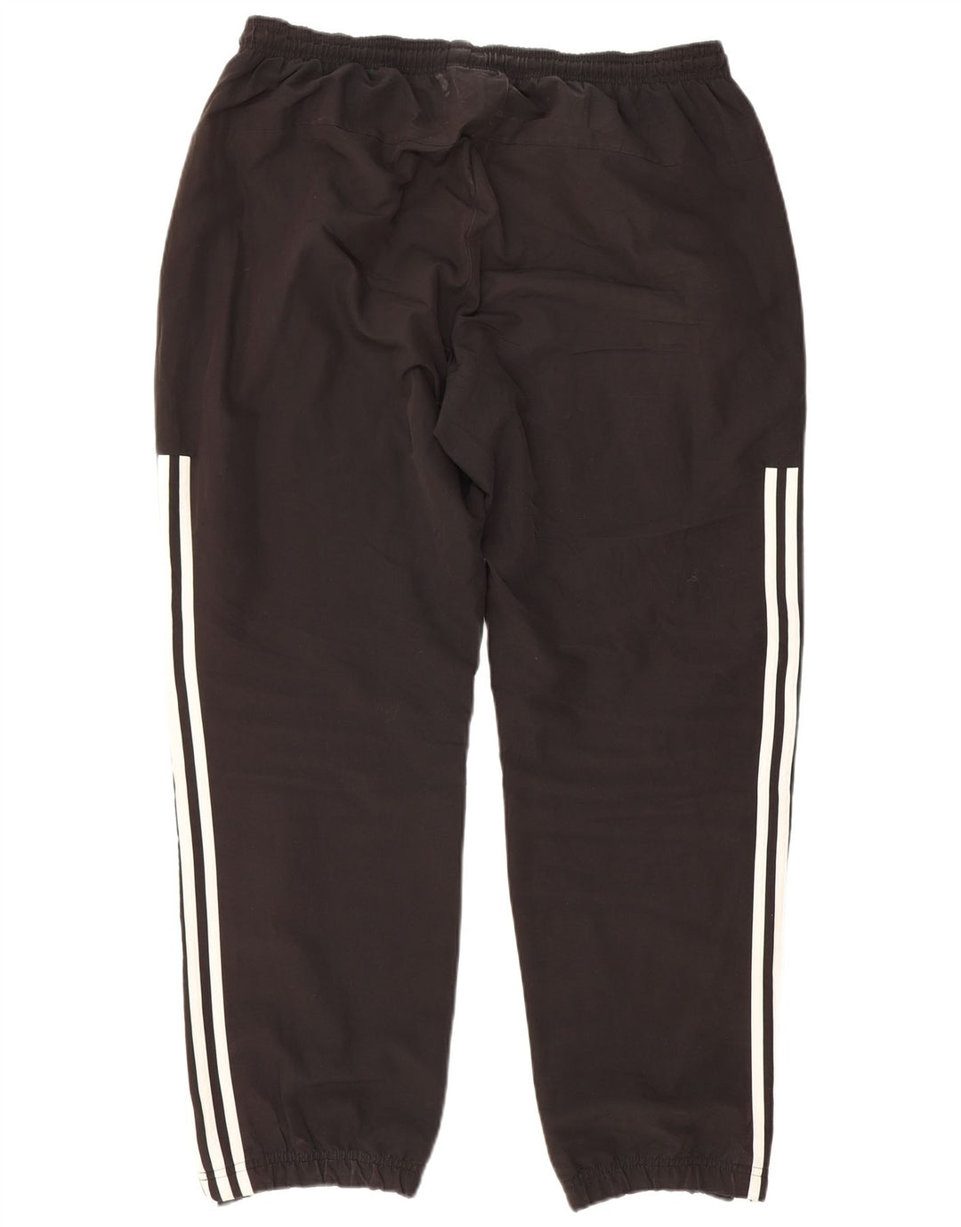 Adidas Mens Tracksuit Trousers Joggers XL Black Colourblock Polyester