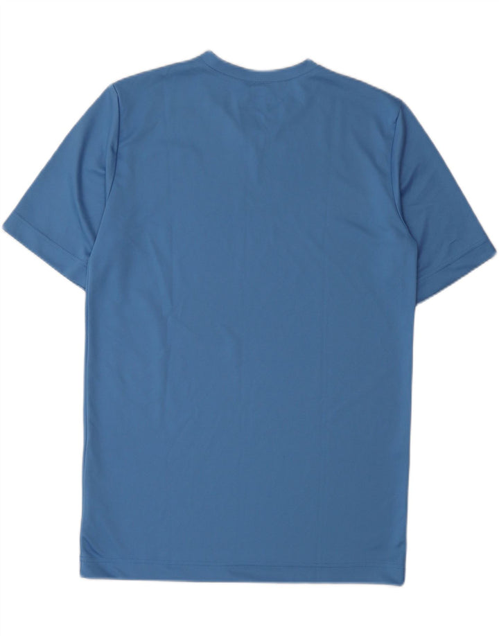 PUMA Mens T-Shirt Top Small Blue Polyester
