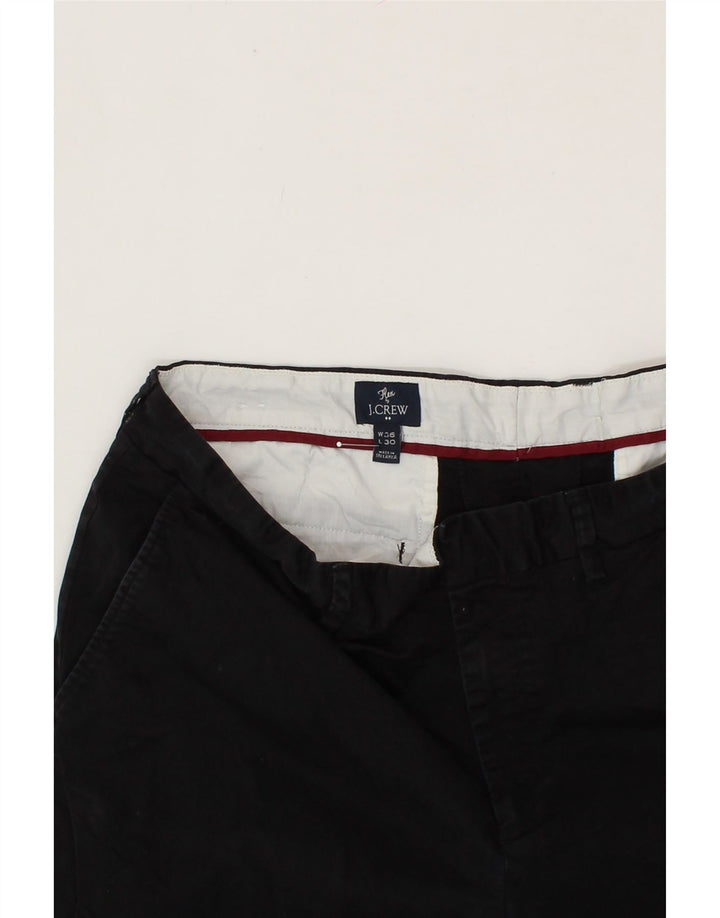 J. CREW Mens Flex Slim Chino Trousers W36 L30 Black Cotton Vintage J. Crew and Second-Hand J. Crew from Messina Hembry 