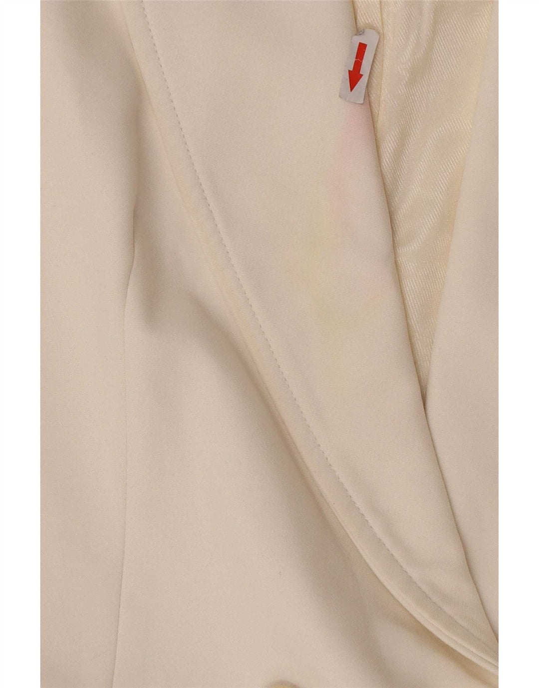Zara Womens Sleeveless Double Breasted Blazer Jacket UK 12 Medium White