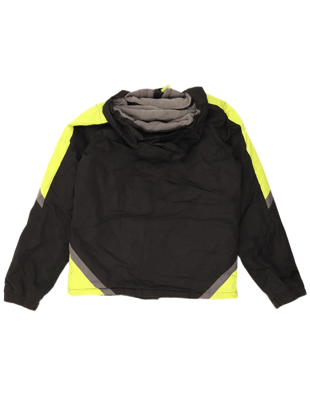 Mountain Warehouse Boys Windbreaker Jacket 12-13 Years Black Colourblock