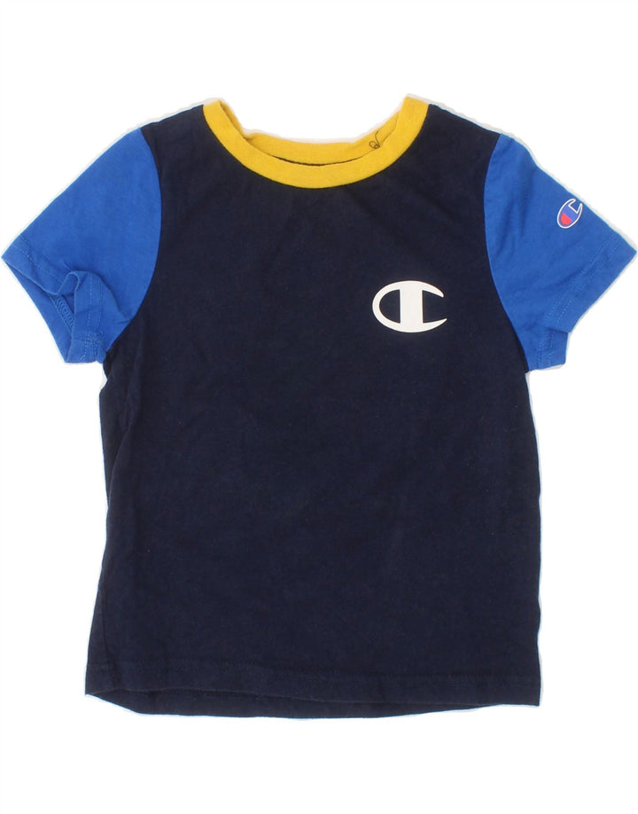 CHAMPION Baby Boys Authentic T-Shirt Top 18-24 Months Navy Blue Vintage Champion and Second-Hand Champion from Messina Hembry 