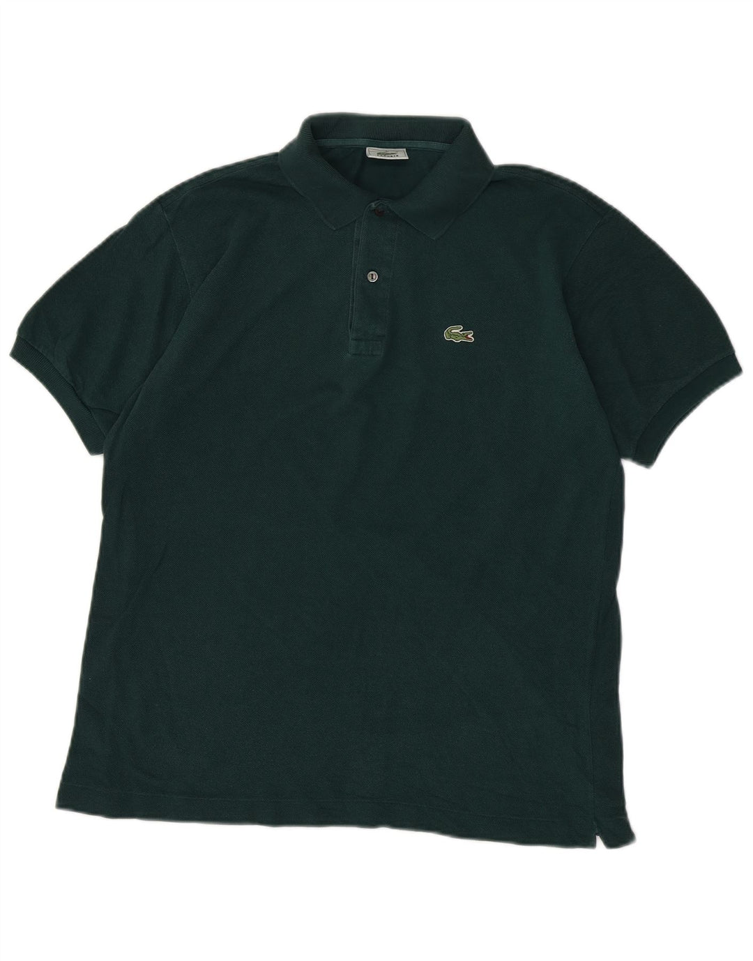 Lacoste Mens Polo Shirt Size 4 Medium Green Cotton