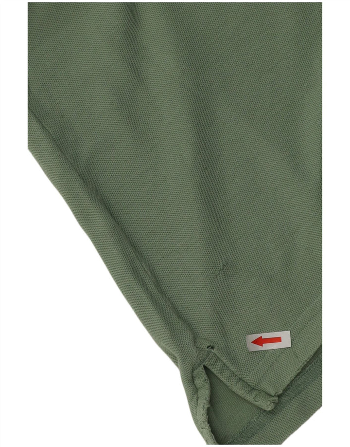 Timberland Mens Polo Shirt Medium Green Cotton