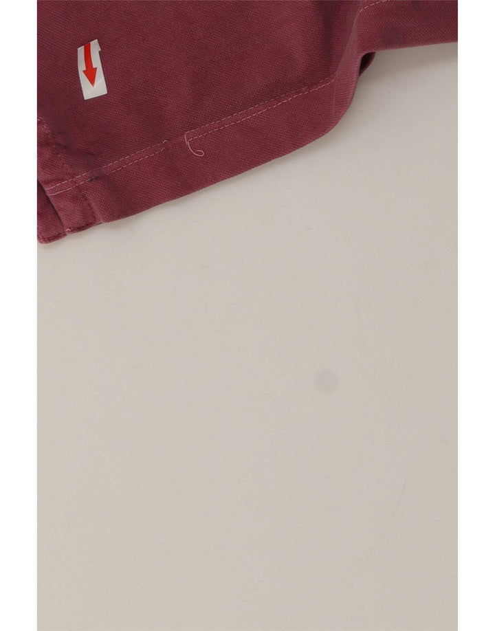 Marlboro Classics Mens Polo Shirt Large Pink Cotton