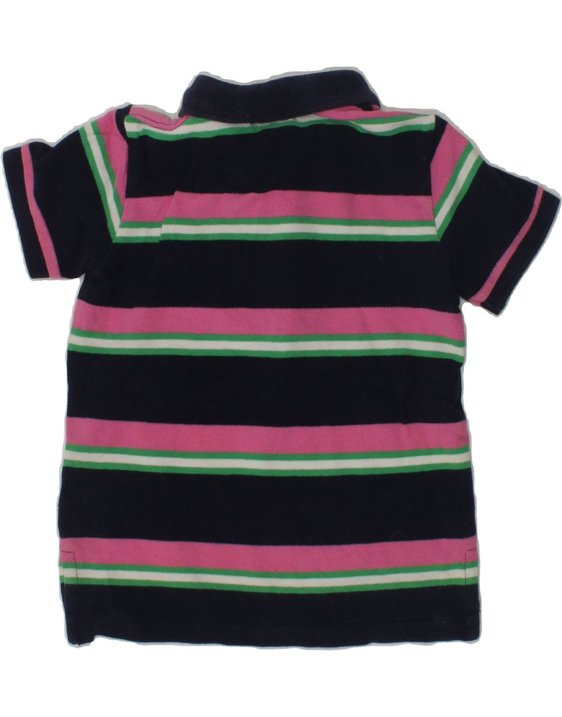 POLO RALPH LAUREN Baby Boys Polo Shirt 18-24 Months Navy Blue Striped | Vintage Polo Ralph Lauren | Thrift | Second-Hand Polo Ralph Lauren | Used Clothing | Messina Hembry 