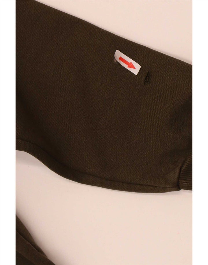 Puma Mens Graphic Sweatshirt Jumper Medium Khaki Cotton