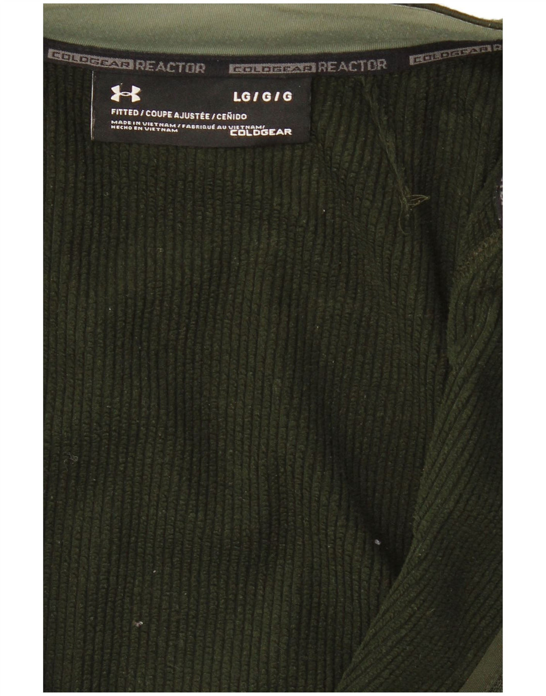 UNDER ARMOUR Mens Cold Gear Tracksuit Top Jacket Large Green