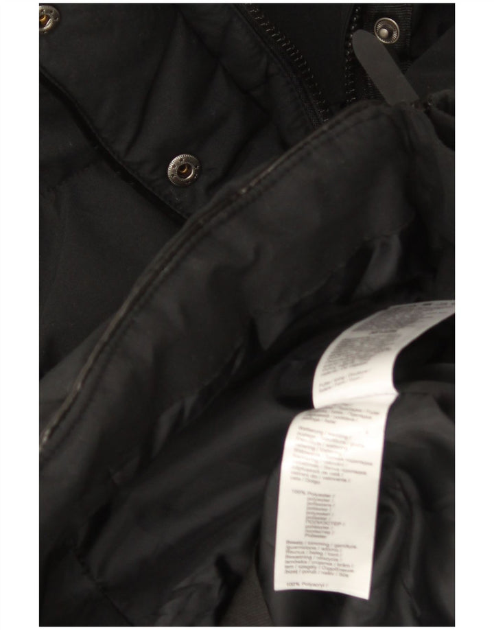 Alpenblitz Womens Hooded Padded Coat UK 22 2XL Black Polyester