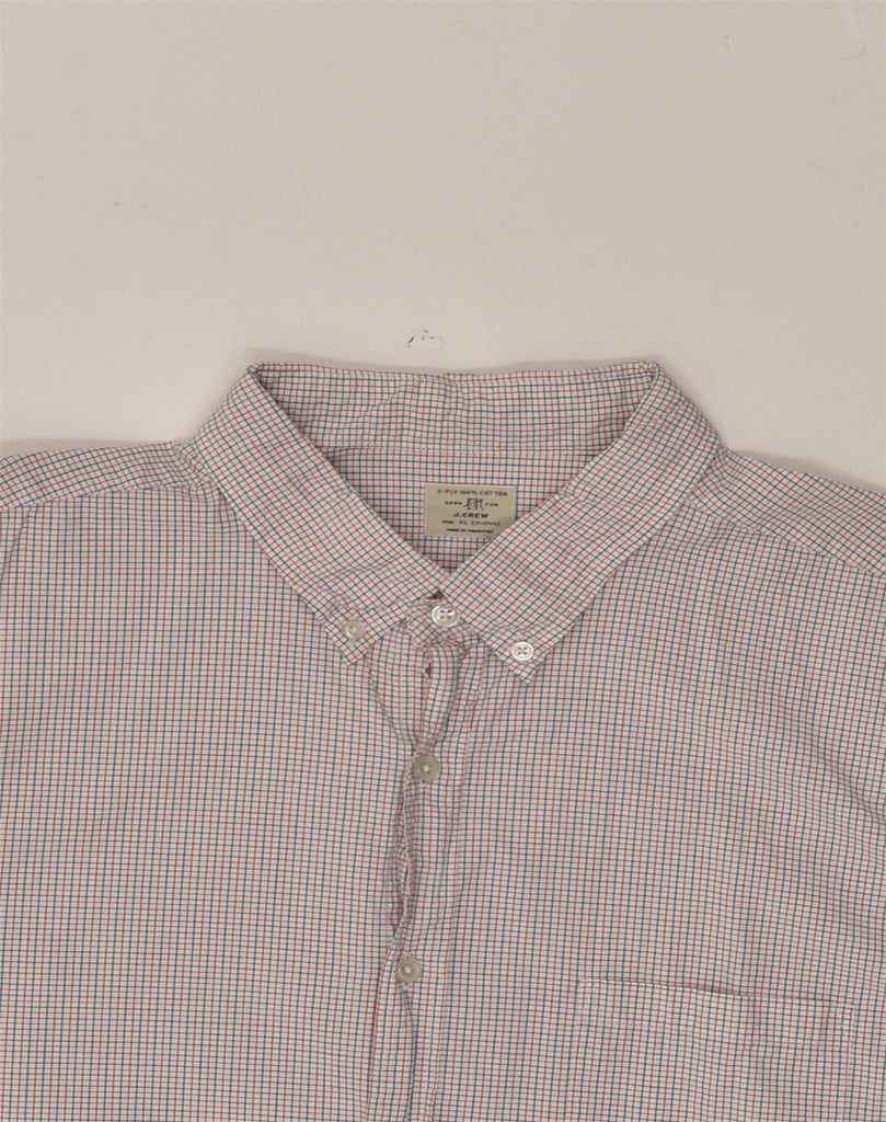 J. CREW Mens Shirt XL Multicoloured Check Cotton | Vintage J. Crew | Thrift | Second-Hand J. Crew | Used Clothing | Messina Hembry 