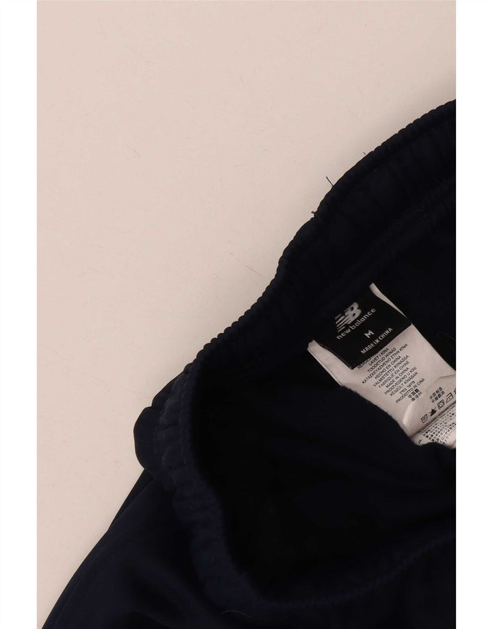 New Balance Mens Graphic Tracksuit Trousers Medium Navy Blue Polyester