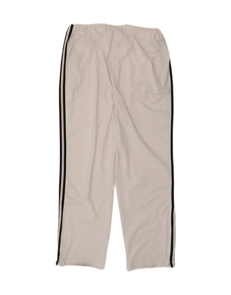ADIDAS Mens Tracksuit Trousers 2XL  White Polyester Vintage Adidas and Second-Hand Adidas from Messina Hembry 
