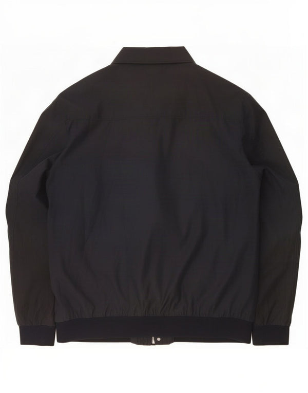 Paul & Shark Mens Utility Jacket UK 50 5XL Black Polyester