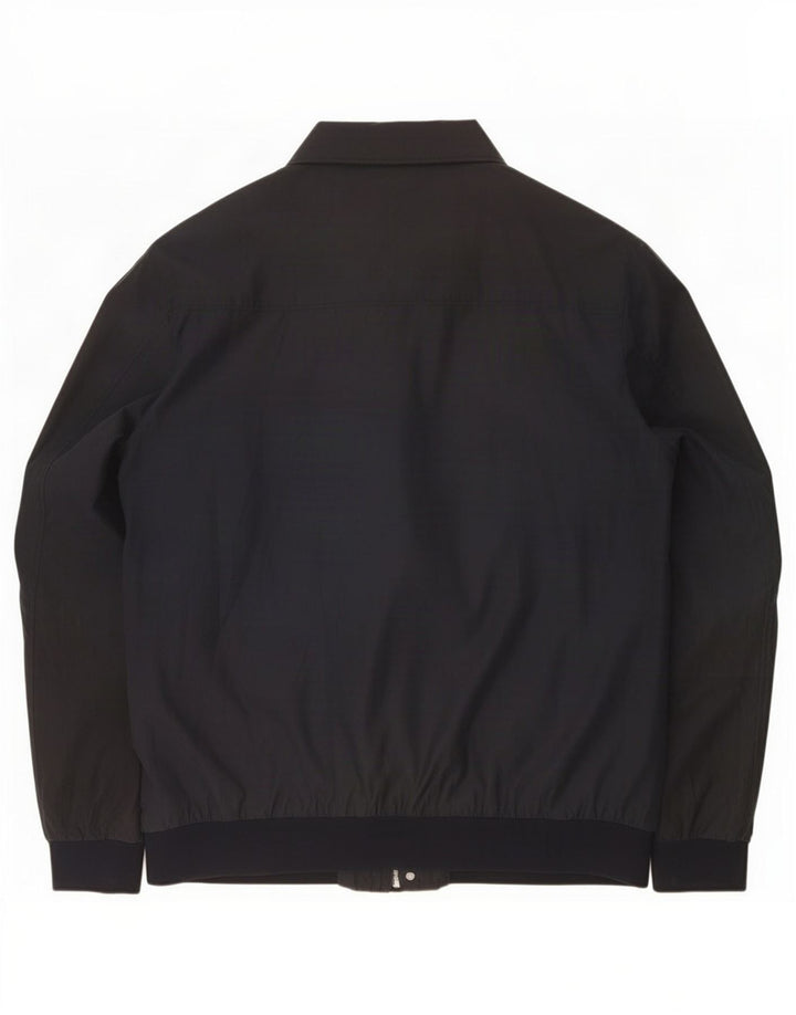 Paul & Shark Mens Utility Jacket UK 50 5XL Black Polyester