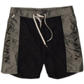 SUNDEK Mens Graphic Swimming Shorts Medium  Black Colourblock Nylon