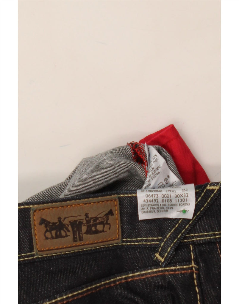 LEVI'S Womens Low Waist Skinny Jeans W30 L39 Navy Blue Cotton Vintage Levi's and Second-Hand Levi's from Messina Hembry 