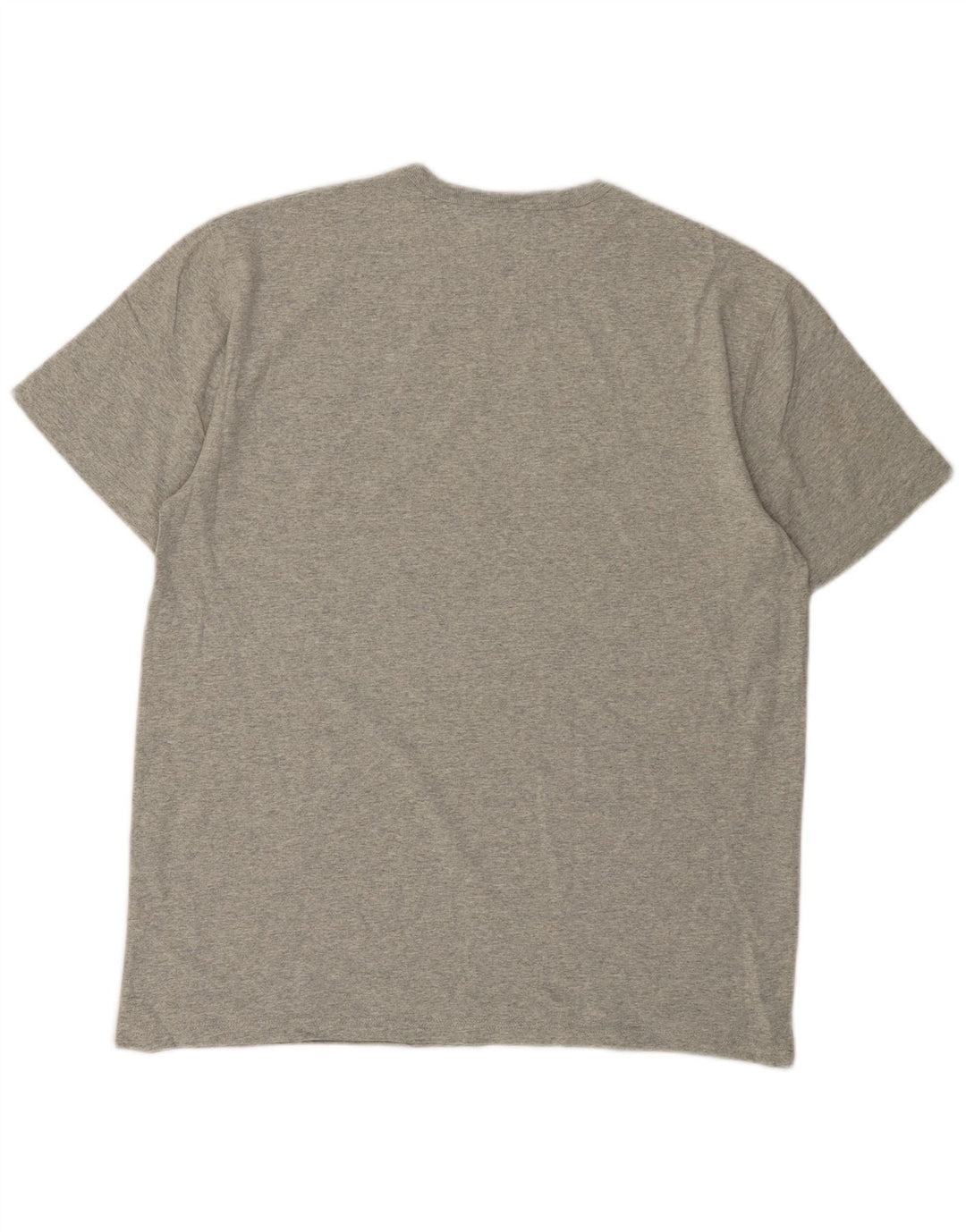 CHAMPION Mens Heritage T-Shirt Top Large Grey Flecked Cotton