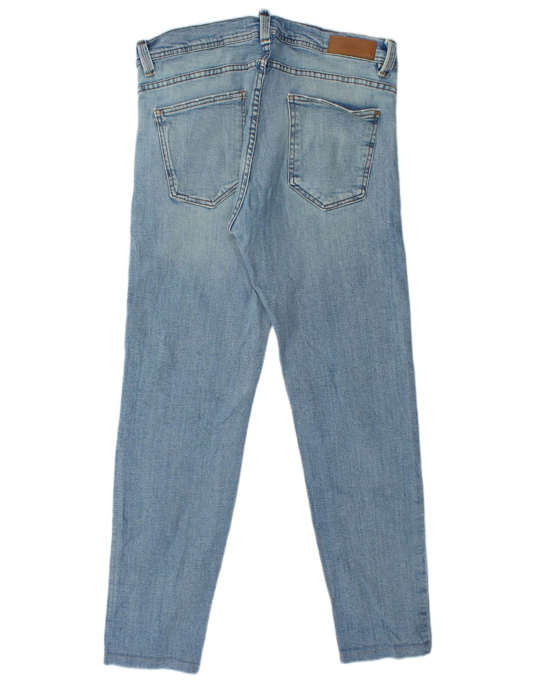 Zara Mens Slim Jeans EU 42 Large W32 L30 Blue Cotton