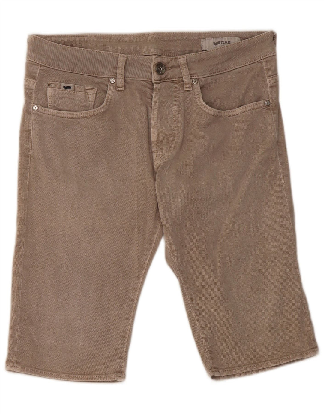 Gas Womens Denim Shorts  W32 Large Grey Cotton
