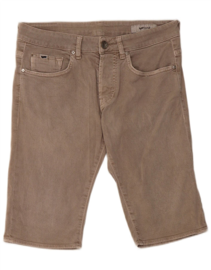 Gas Womens Denim Shorts  W32 Large Grey Cotton