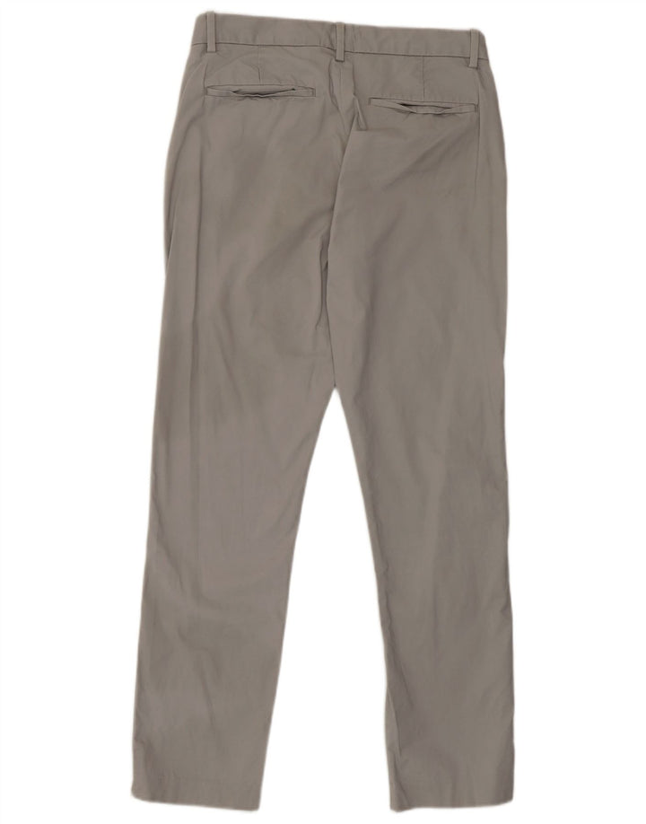 Marks & Spencer Mens Slim Chino Trousers W30 L29 Grey Cotton