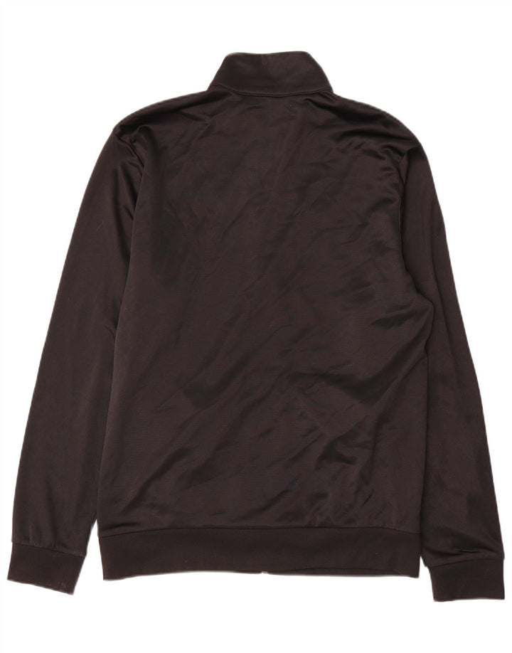 Kappa Mens Graphic Tracksuit Top Jacket Large Black Polyester Sports