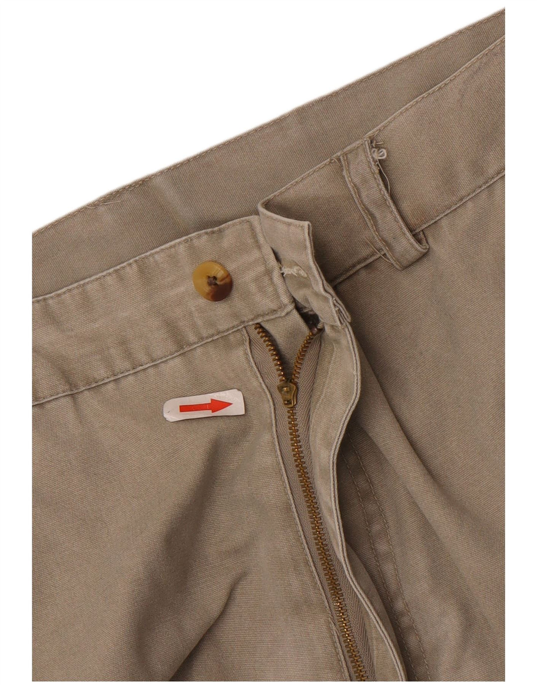 Vintage Mens Straight Cargo Trousers Size 40 W40 L27 Khaki