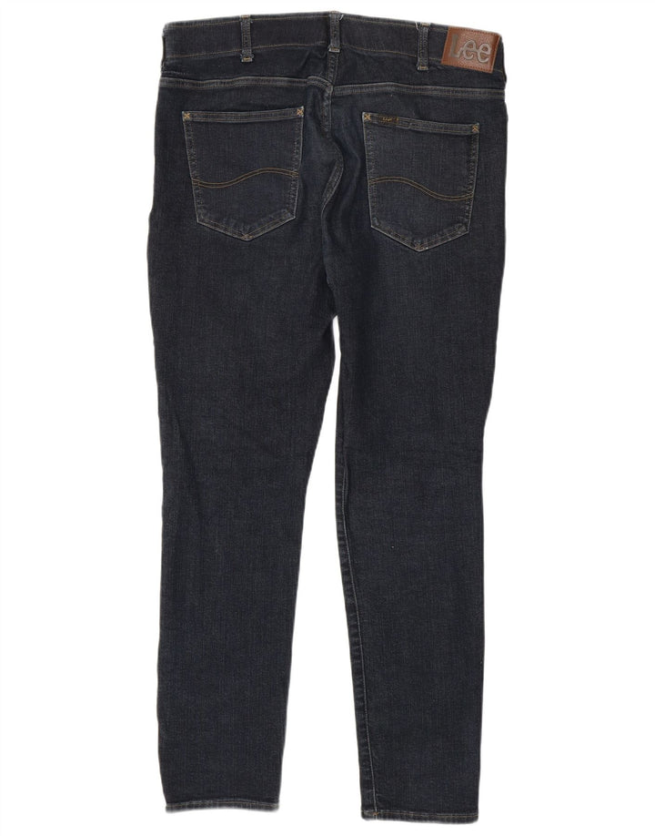 Lee Mens Skinny Jeans W36 L32 Navy Blue Cotton