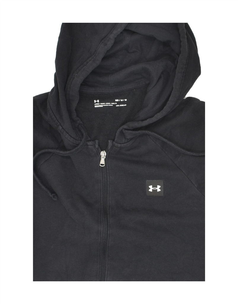 UNDER ARMOUR Mens Zip Hoodie Sweater XL Black Cotton | Vintage Under Armour | Thrift | Second-Hand Under Armour | Used Clothing | Messina Hembry 