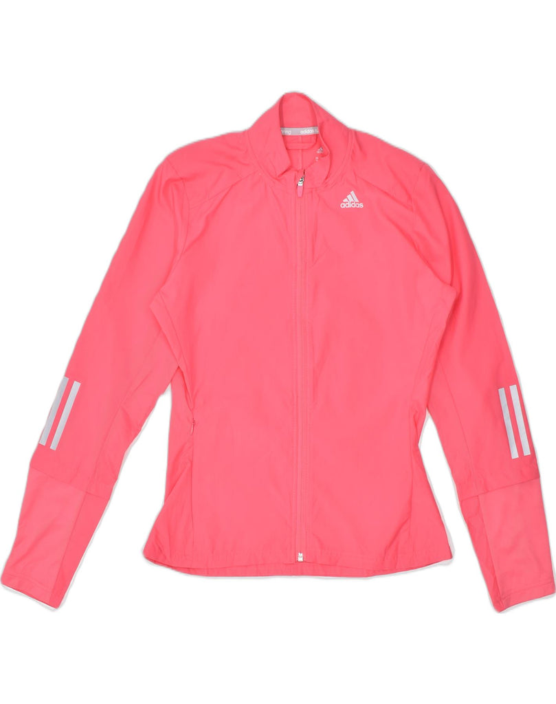 ADIDAS Womens Climalite Oversized Tracksuit Top Jacket UK 4/6 XS Pink | Vintage | Thrift | Second-Hand | Used Clothing | Messina Hembry 