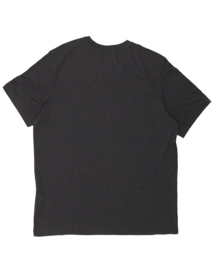 Nike Mens Dri Fit Graphic T-Shirt Top XL Black Polyester
