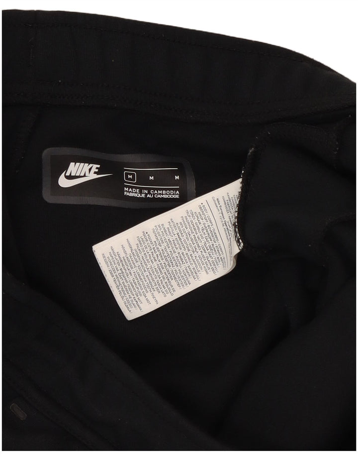 Nike Mens Tracksuit Trousers Joggers Medium  Black Cotton
