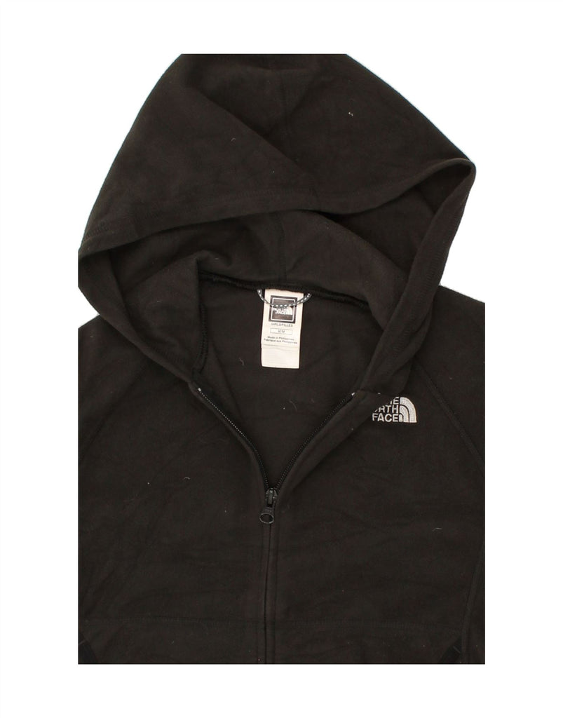 THE NORTH FACE Girls Zip Hoodie Sweater 9-10 Years Medium Black Polyester | Vintage The North Face | Thrift | Second-Hand The North Face | Used Clothing | Messina Hembry 