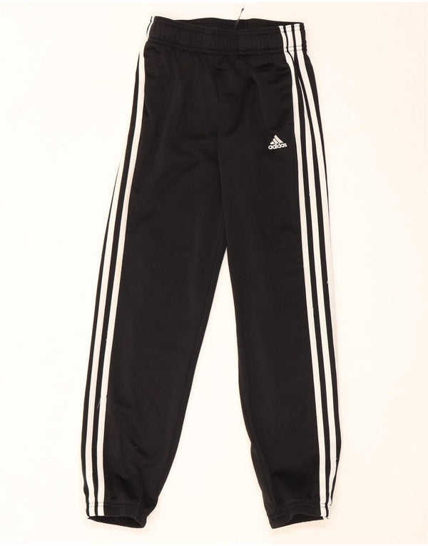 Adidas Boys Tracksuit Trousers 9-10 Years  Black Polyester