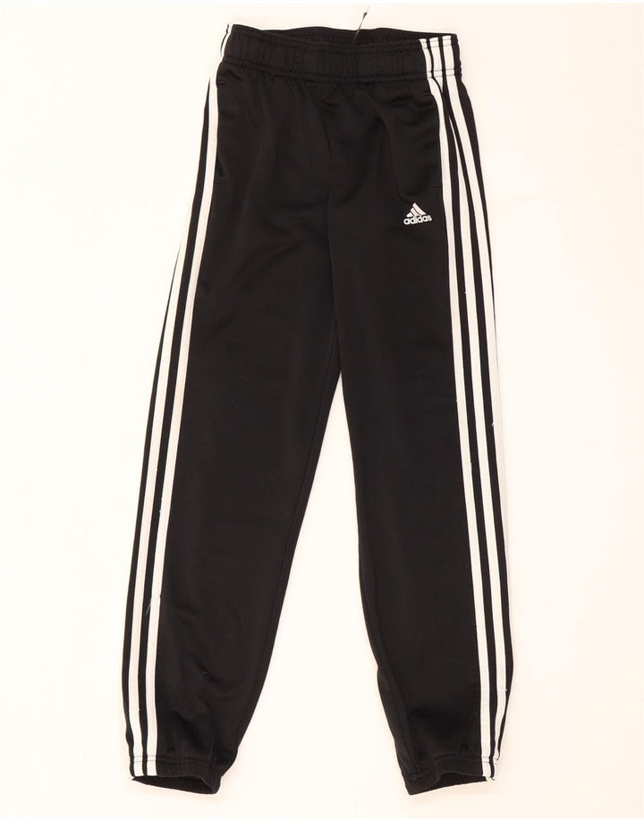 Adidas Boys Tracksuit Trousers 9-10 Years  Black Polyester