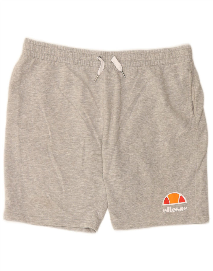 ELLESSE Mens Sport Shorts XL Grey Cotton