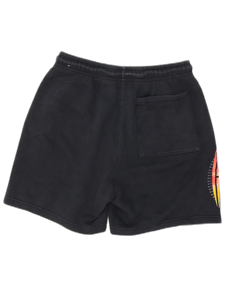 Jordan Mens Graphic Sport Shorts Medium  Black Cotton