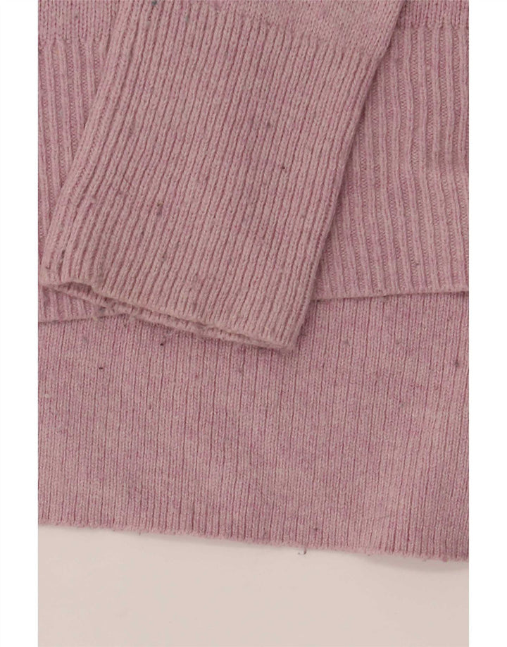 Gap Womens Oversized Crew Neck Jumper Sweater UK 10 Small Pink