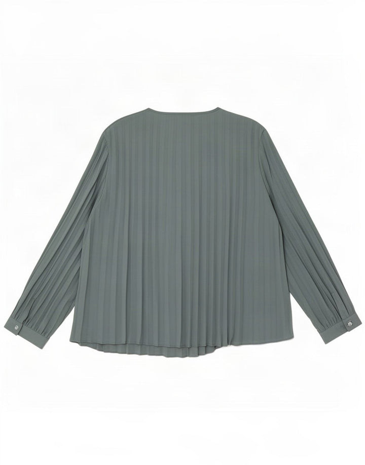 Marks & Spencer Womens Autograph Long Sleeve Blouse Top UK 16 Large Blue