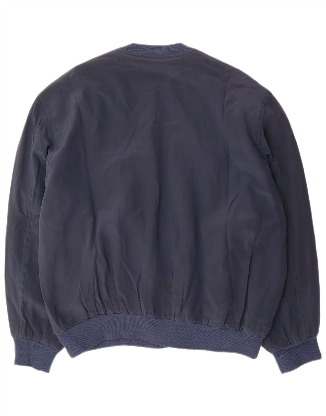PANCALDI Mens Cardigan Sweater 2XL Navy Blue Argyle/Diamond Silk