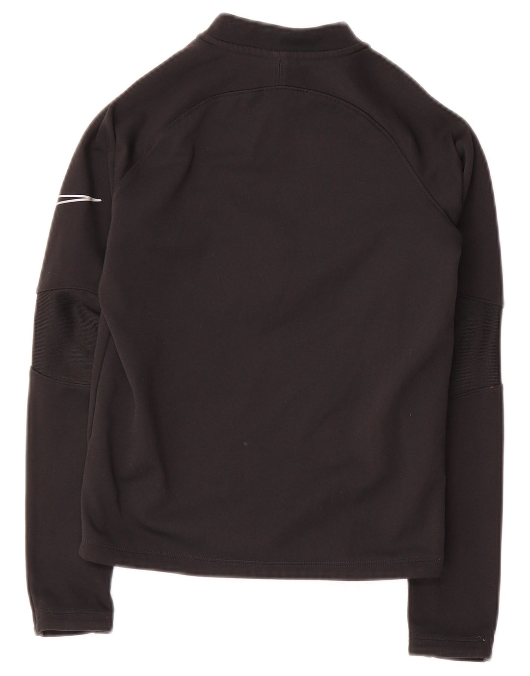 Nike Boys Therma-Fit Zip Neck Pullover Tracksuit Top 8-9 Years small Black