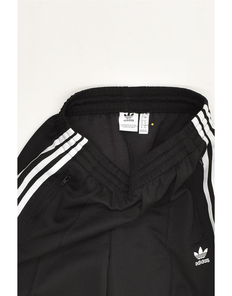 ADIDAS Womens Tracksuit Trousers UK 8 Small  Black Polyester | Vintage Adidas | Thrift | Second-Hand Adidas | Used Clothing | Messina Hembry 