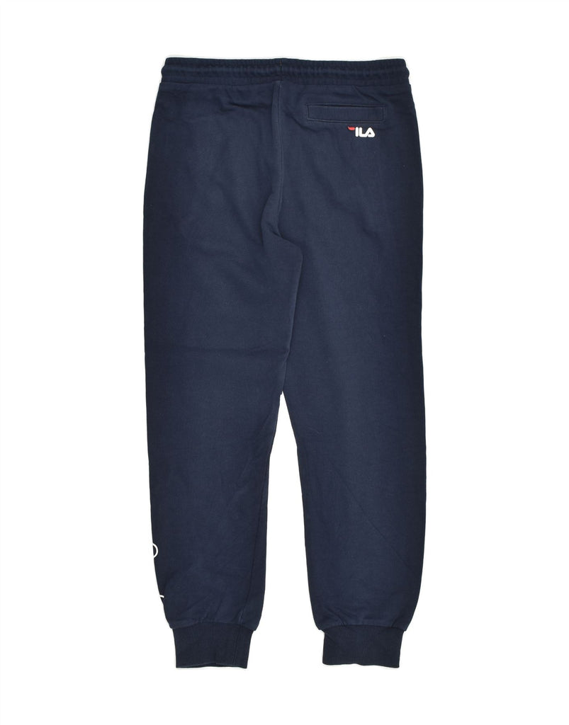 FILA Boys Tracksuit Trousers Joggers 11-12 Years Navy Blue | Vintage Fila | Thrift | Second-Hand Fila | Used Clothing | Messina Hembry 