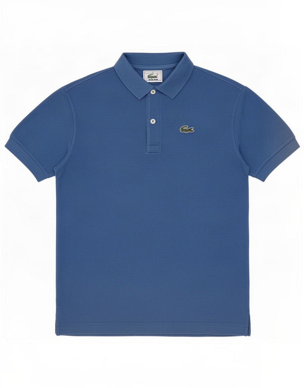 Lacoste Boys Polo Shirt 11-12 Years Blue Cotton