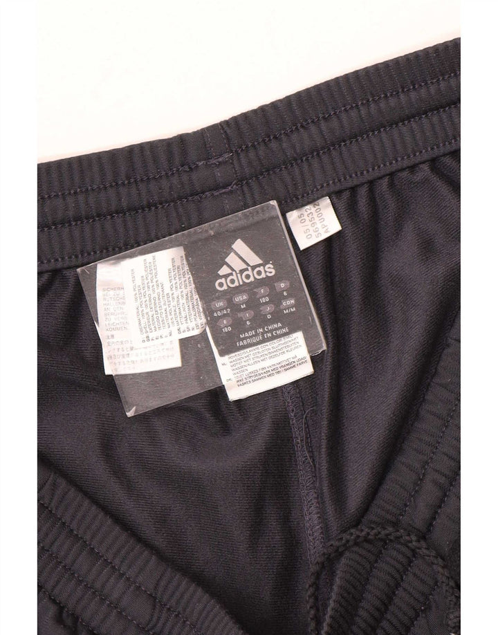 Adidas Mens Tracksuit Trousers UK 40/42 Medium Black Polyester